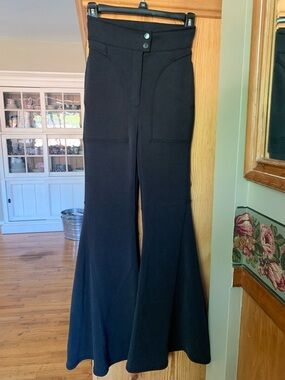 FP Movement by Free People Black High-Rise Flared Leg Pants
